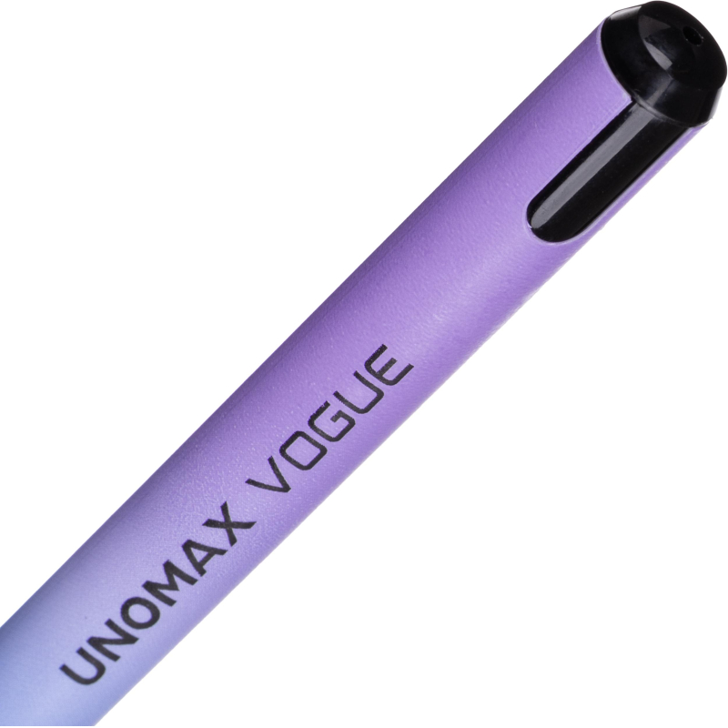 Ручка шариковая неавтомат. Unomax Vogue, лин0,3мм, мaсл, син, фиол/син - фото 5