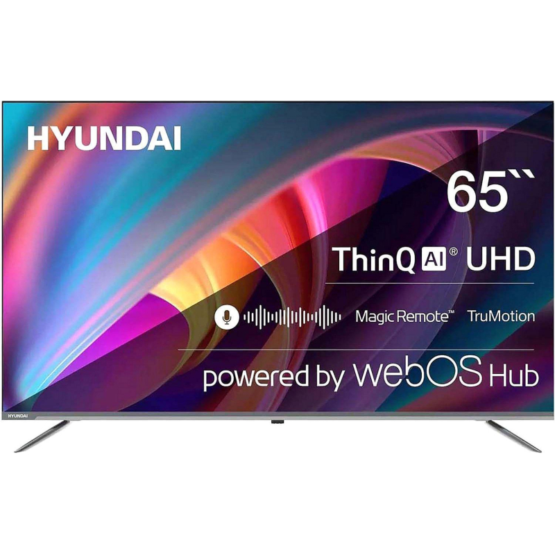 Телевизор Hyundai H-LED65BU7100, UHD, смарт (WebOS) - фото 1