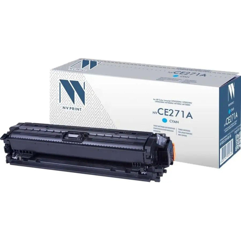 Картридж лазерный NV Print CE271A гол.для HP Color LaserJet M750 NV-CE271A - фото 1