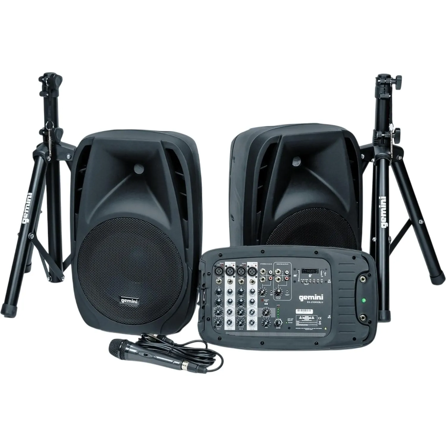 Акустическая система Gemini ES-210MXBLU-ST 600 Вт, 55-20000 Гц, 10 +1 - фото 1