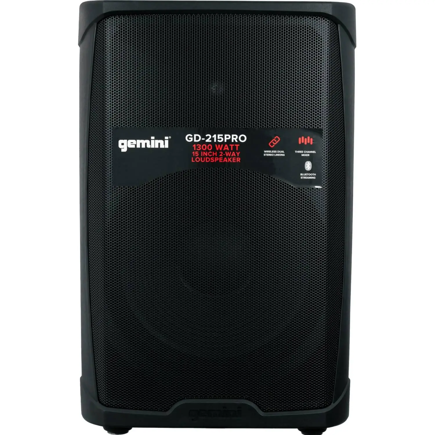 Акустическая система Gemini GD-215PRO 2-х полосная, активная, 280 Вт - фото 2