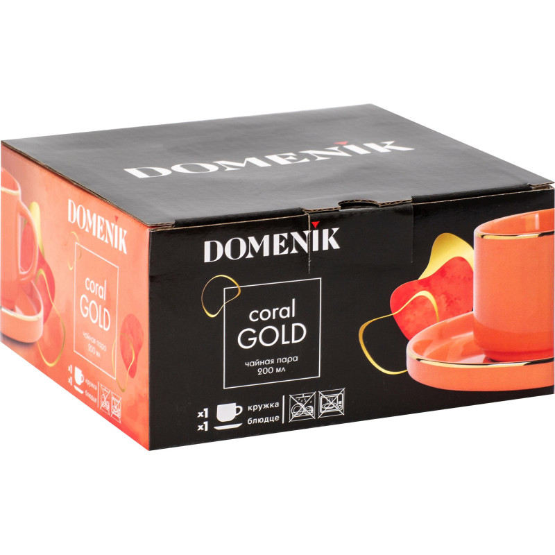 Чайная пара CORAL GOLD 200мл - фото 2