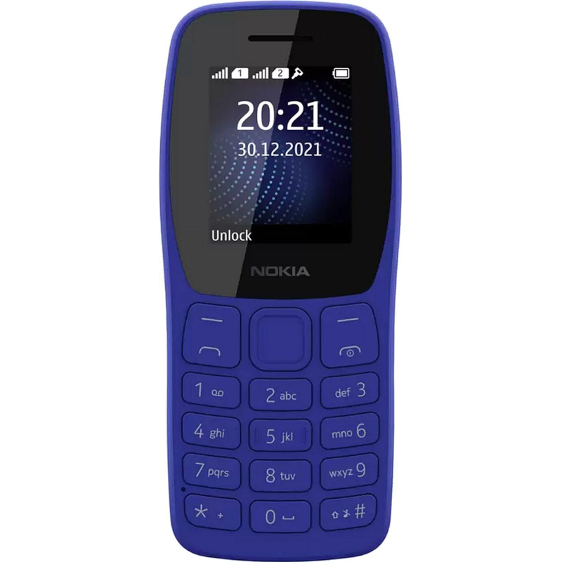 Мобильный телефон NOKIA 105 TA-1416 DS EAC2+ BLUE - фото 1