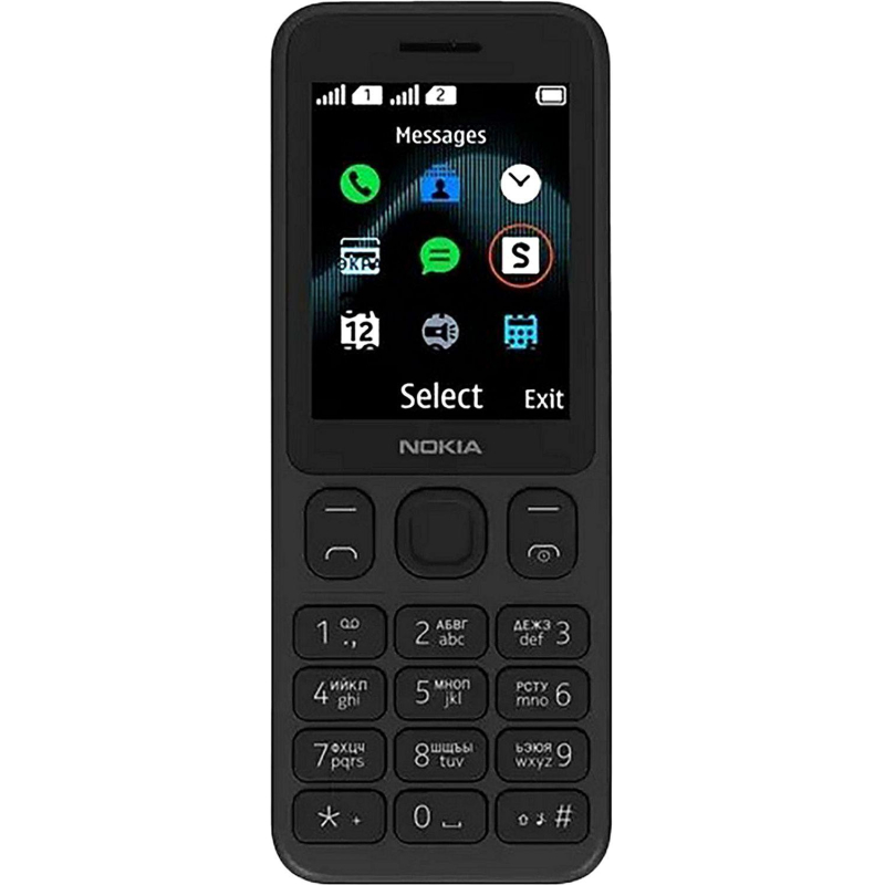 Мобильный телефон NOKIA 125 TA-1655 DS EAC BLACK - фото 1