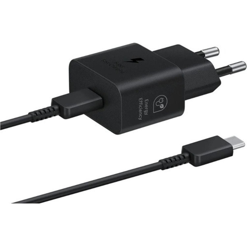 Зарядное устройство сетевое Samsung EP-T2510 25W Type-C  Black+cable - фото 3