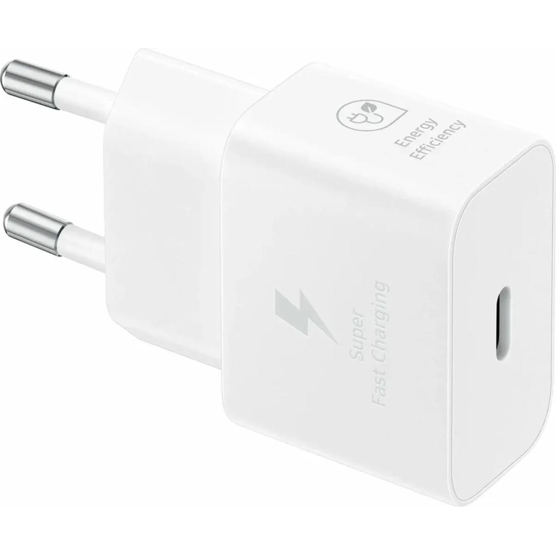 Зарядное устройство сетевое Samsung EP-T2510 25W Type-C  White + cable - фото 1