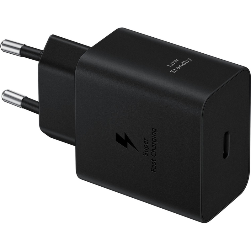Зарядное устройство сетевое Samsung EP-T4511 45W Type-C Black + cable - фото 1