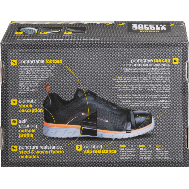 Полуботинки Safety Jogger MODULO S3S LOW TLS BLK р.39 - фото 7