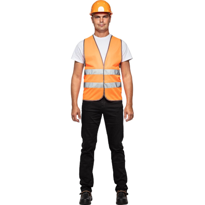 Жилет сигнальный, Тип 1Е, цв.оранж.(р.XS-M/40-46) - фото 1