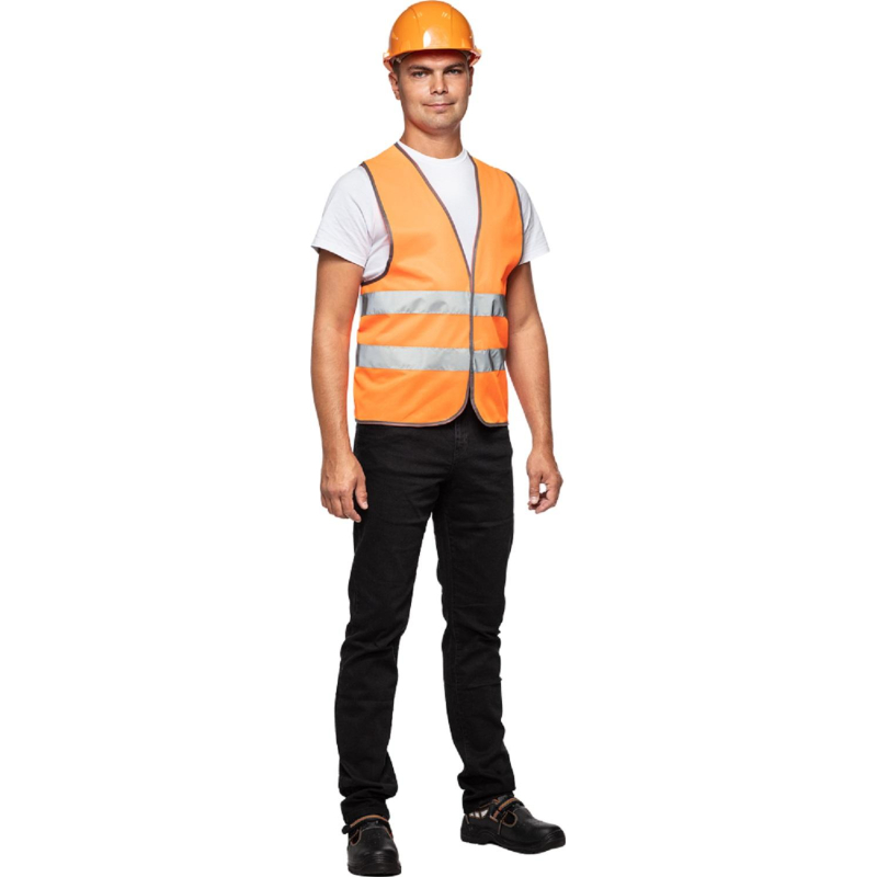 Жилет сигнальный, Тип 1Е, цв.оранж.(р.XS-M/40-46) - фото 2