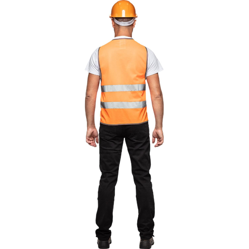 Жилет сигнальный, Тип 1Е, цв.оранж.(р.XS-M/40-46) - фото 3