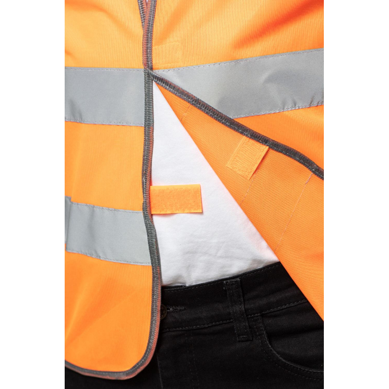 Жилет сигнальный, Тип 1Е, цв.оранж.(р.XS-M/40-46) - фото 4