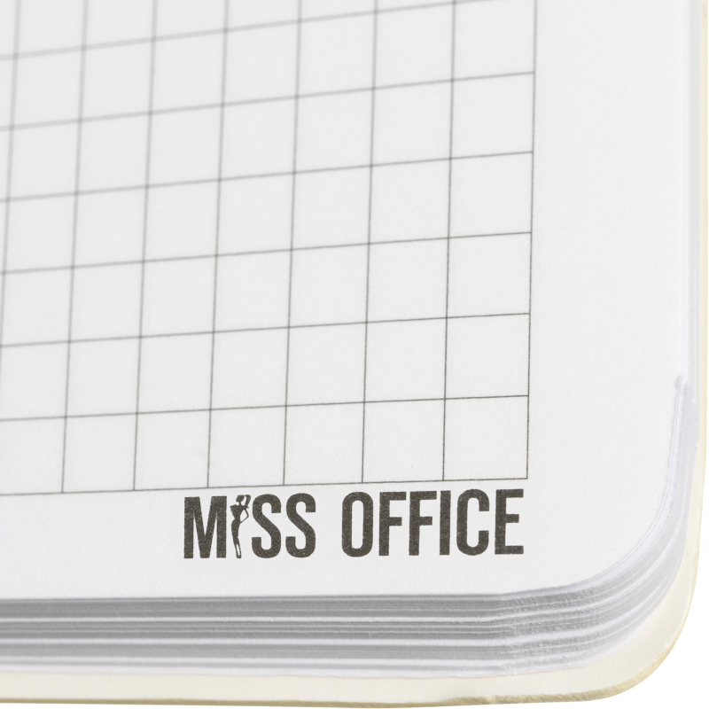 Тетрадь общая А5 Attache Miss Office 128л клетка гребень голубой с серебром - фото 8
