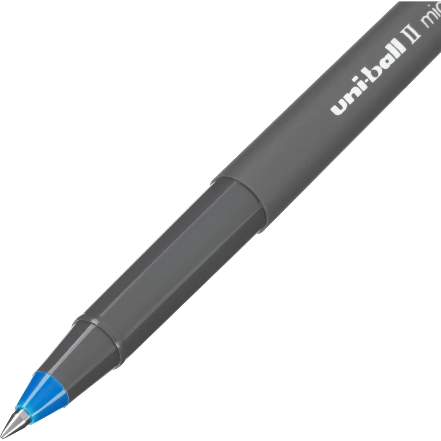 Роллер Uni-Ball II Micro 0,5мм, синий, UB-104 - фото 4