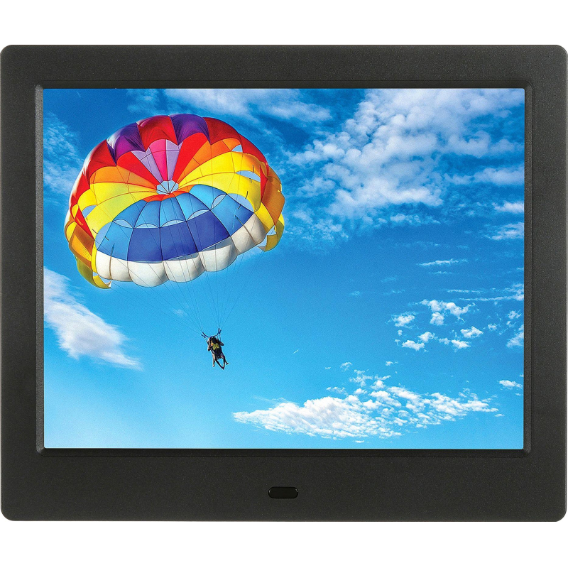 Фоторамка цифровая Digma 8 PF-843 IPS 1024x768 черный пластик ПДУ Видео - фото 1