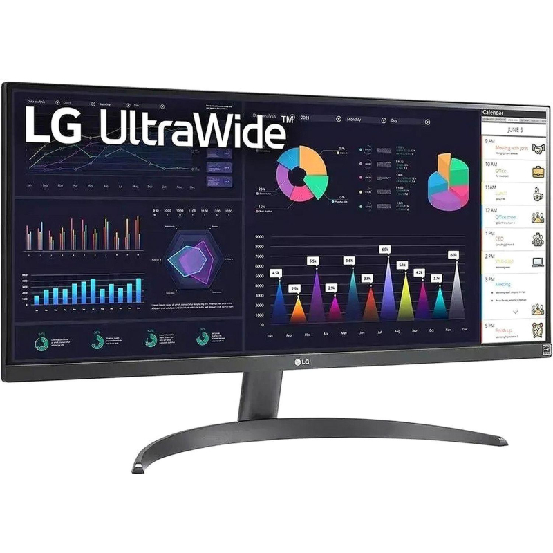 Монитор LG (29WQ500-B.ARUZ)29/UWFHD/IPS/100Hz/250cd/5ms/HDMI/DP - фото 2