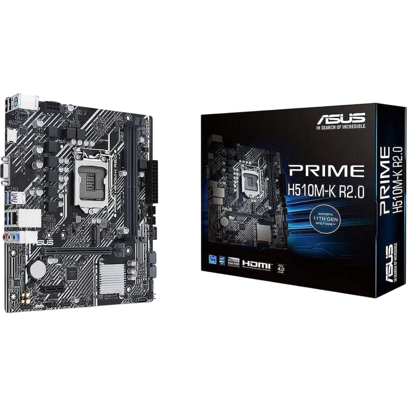 Материнская плата ASUS PRIME H510M-K R2.0 s1200,H470,M.2,HDMI,VGA - фото 5