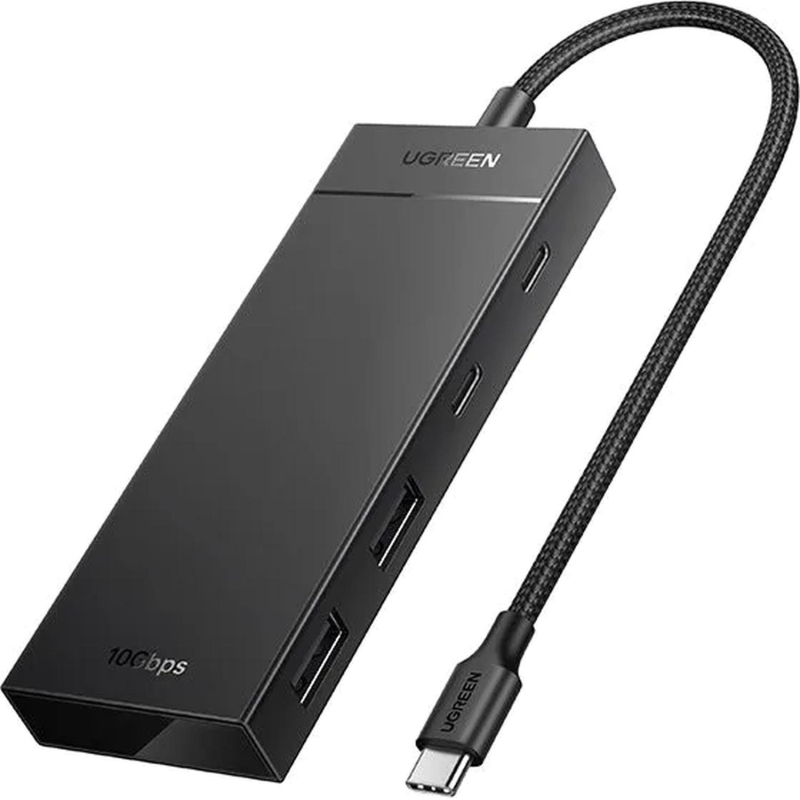 Разветвитель USB UGREEN CM806 (35583) USB-C to 2xUSB-A/2xUSB-C Хаб безPD чр - фото 1