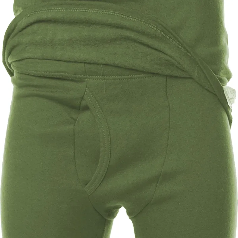 Белье нательное трикотаж зимнее цвет олива (р.44-46) р.158-164 - фото 10