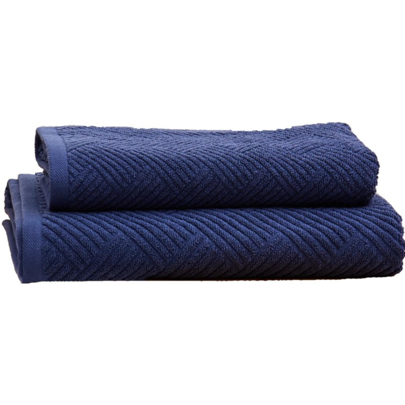 Набор полотенец махровых TAC VENTURA 50х90,70х140 500 г/м2 ROYAL BLUE,синий - фото 1