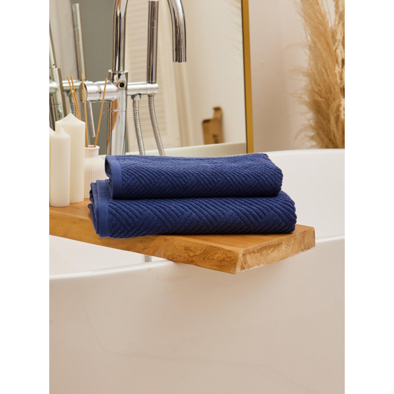 Набор полотенец махровых TAC VENTURA 50х90,70х140 500 г/м2 ROYAL BLUE,синий - фото 6