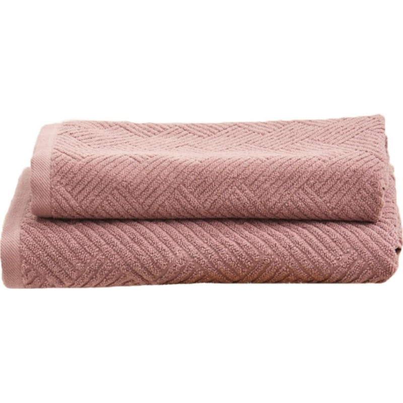 Набор полотенец махровых TAC VENTURA 50х90,70х140, 500г/м2 LAVENDER,лаванда - фото 1