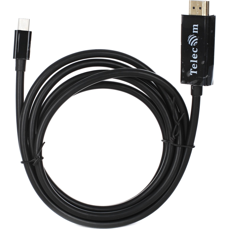 Кабель Mini DisplayPort M to HDMI M переходник 1.8m Telecom (TA695) - фото 2