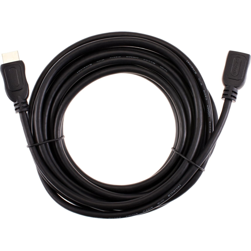 Кабель HDMI-19M - HDMI-19M ver 2.0+3D/Ethern,2 ф-ра 5m Telecom (TCG200F-5M) - фото 2