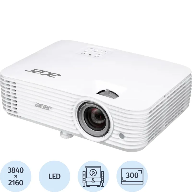 Проектор Acer H6830BD DLP 4000Lm LS 10000:1 (5000час) 2xHDMI 4кг - фото 1
