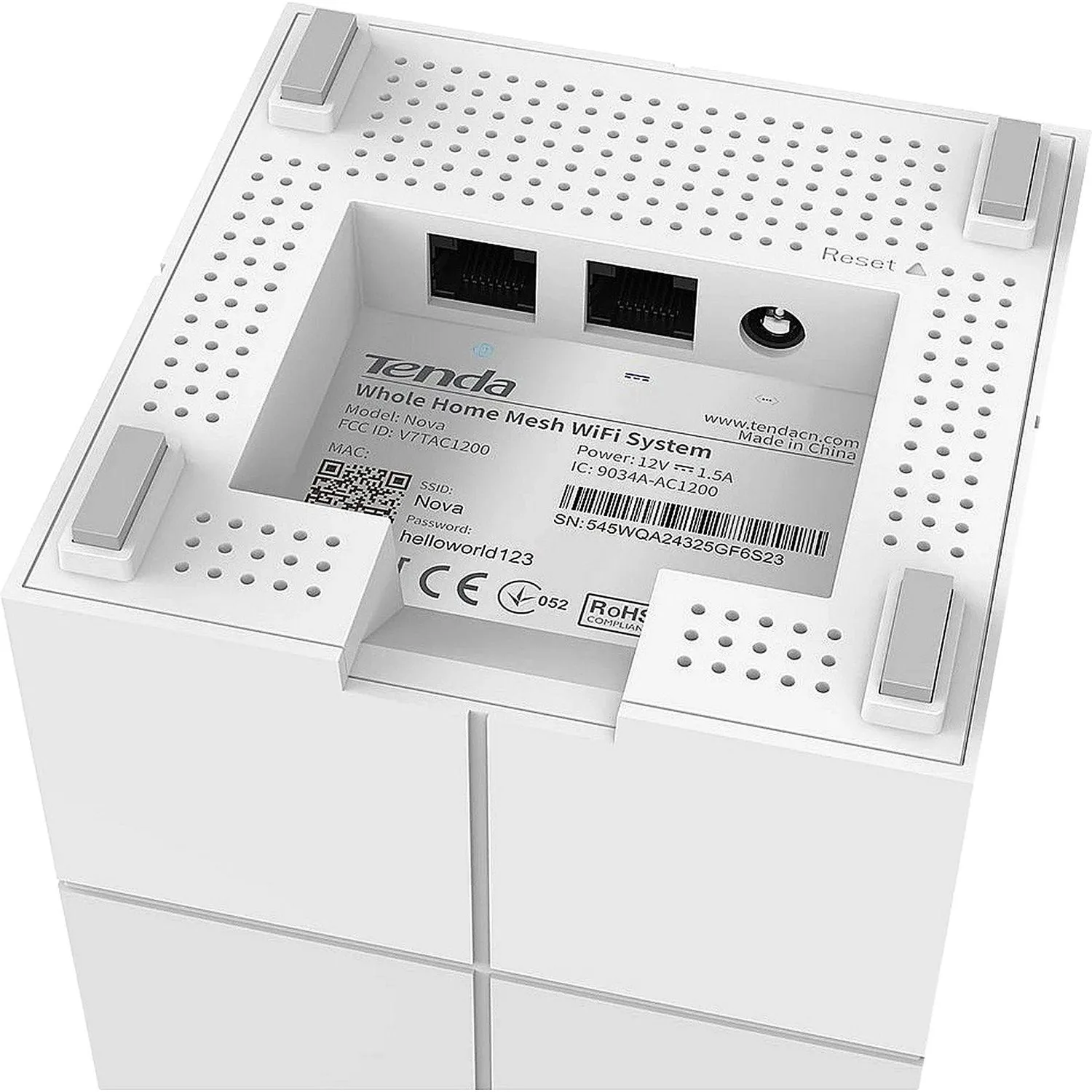 Wi-Fi mesh система Tenda MW6(2-PACK) AC1200 2шт/уп - фото 3