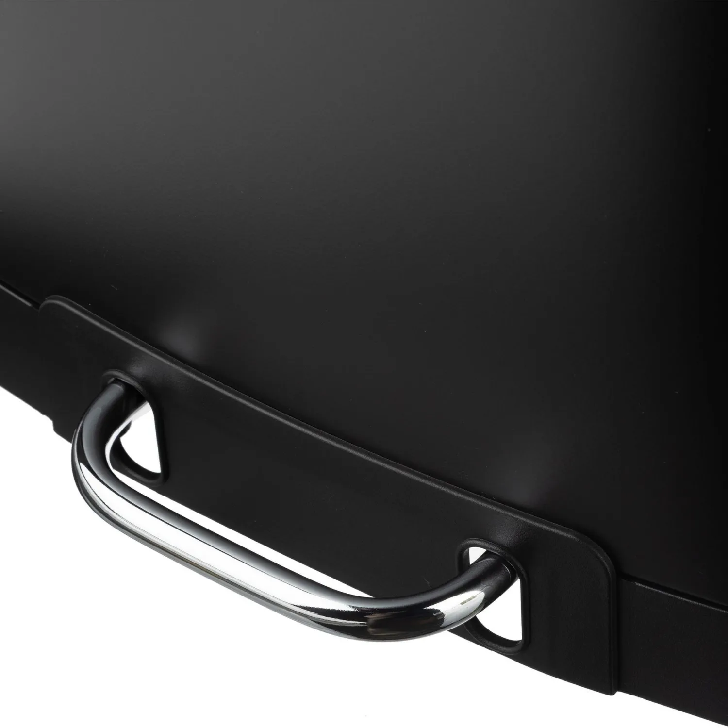 Ведро мусорное с педалью и доводчиком Luscan 12л,черное,прямоуг,металл - фото 6