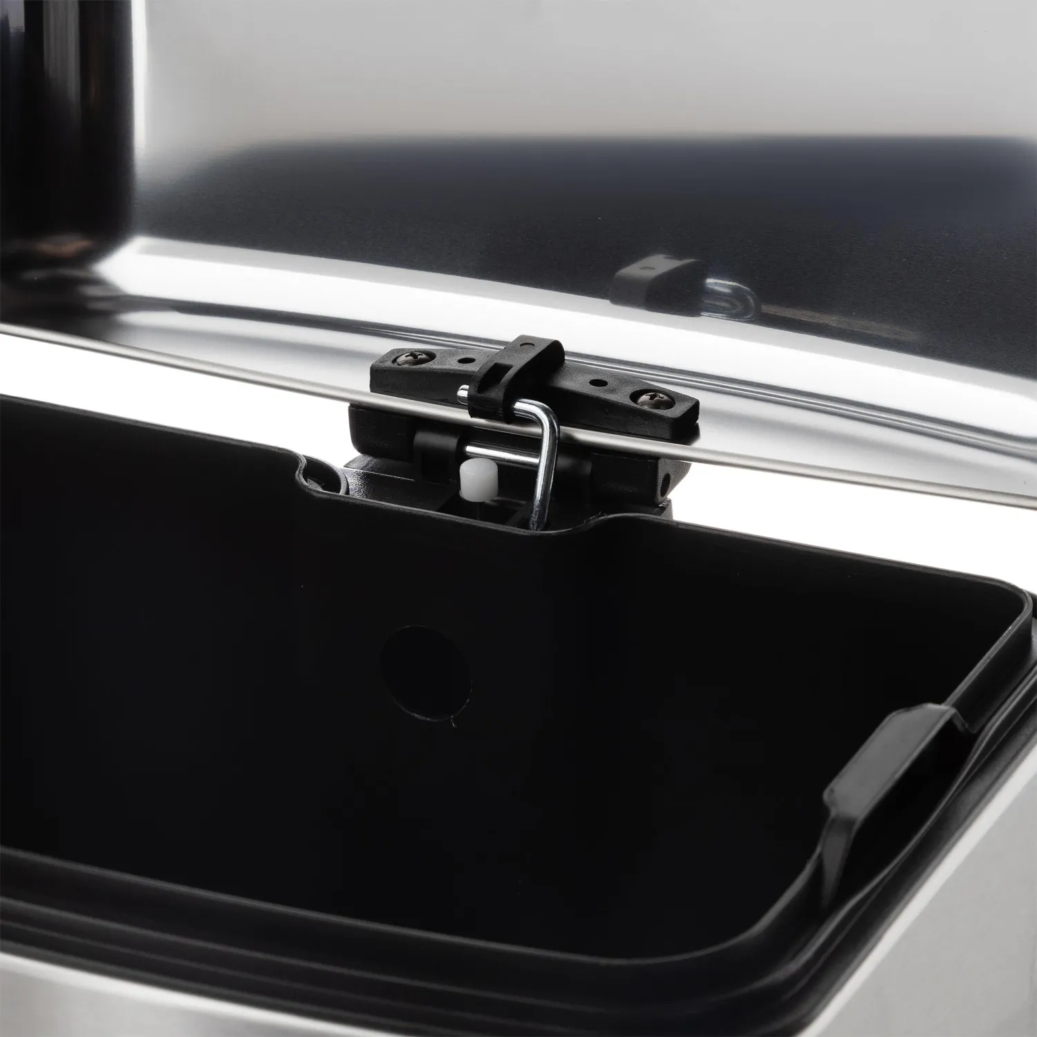 Ведро мусорное с педалью и доводчиком Luscan 12л,матов., прямоуг,нерж сталь - фото 5