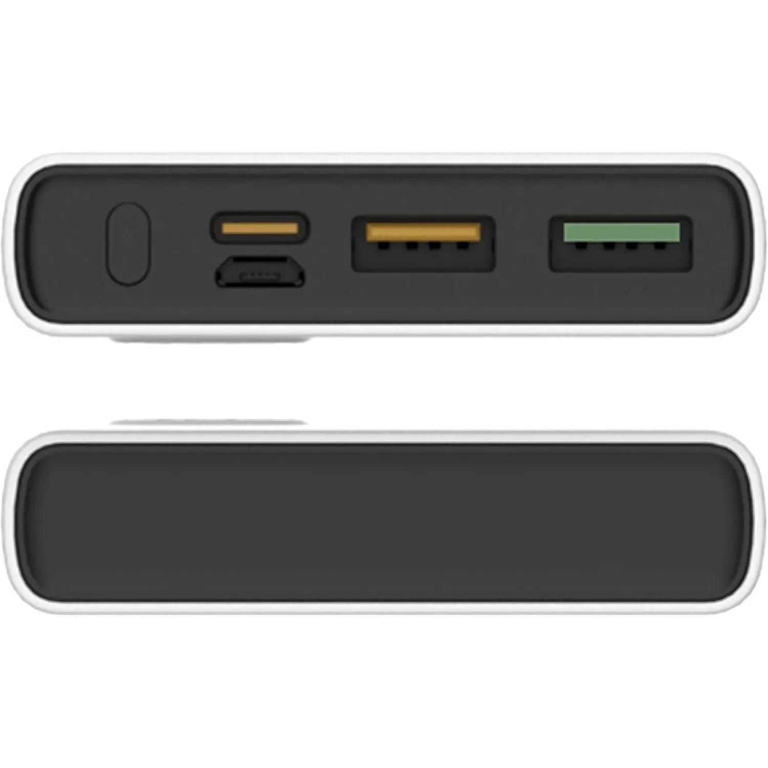 Внешний аккумулятор PERO PB05 10000 mAh,Li-Pol,output USB-C + 2USB-A,белый - фото 2