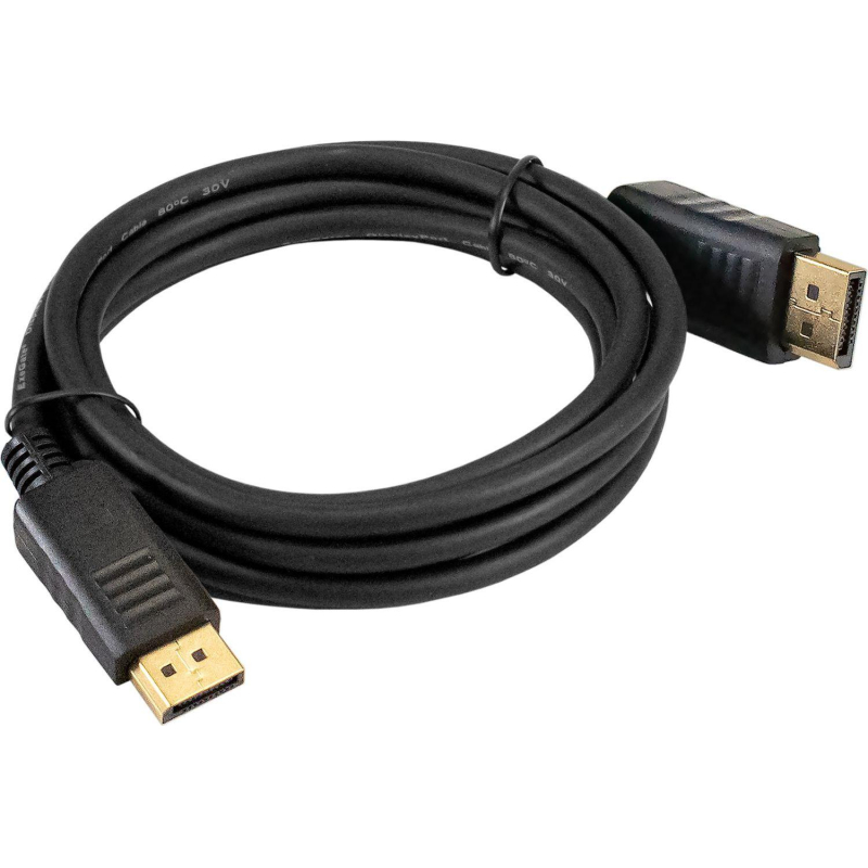 Кабель DisplayPort ExeGate EX-CC-DP-2.0 (20M/20M, 2м, v1.2) EX294679RUS - фото 1