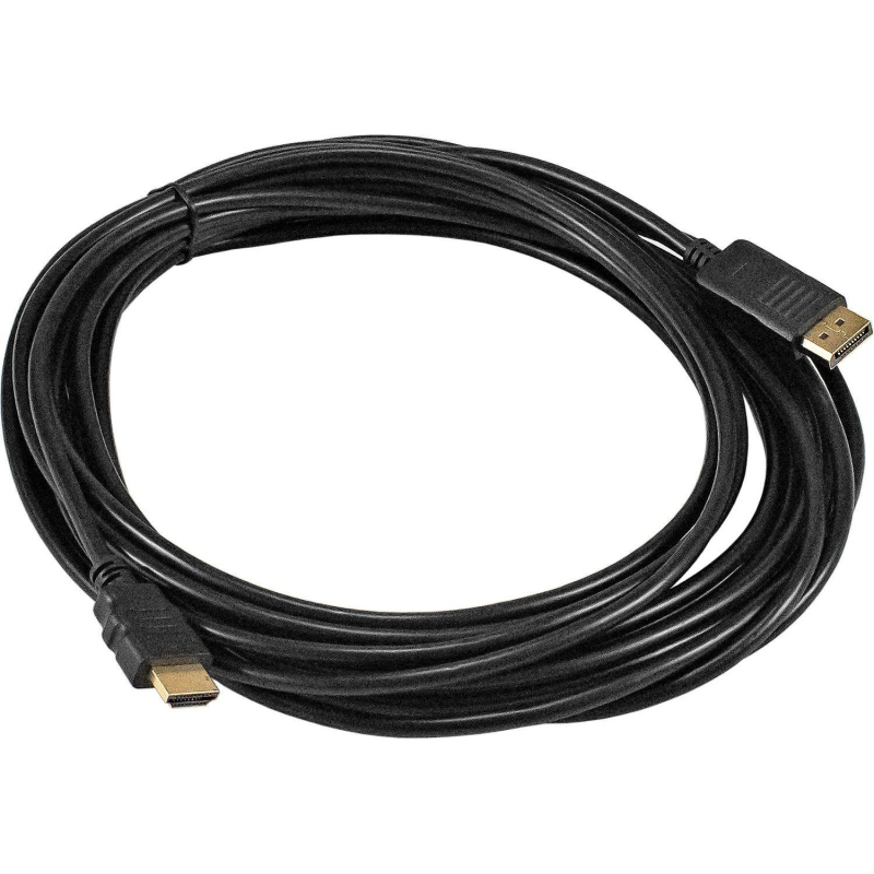 Кабель DP-HDMI ExeGate EX-CC-DP-HDMI-7.5 (20M/19M, 7,5м, экран) EX294712RUS - фото 1