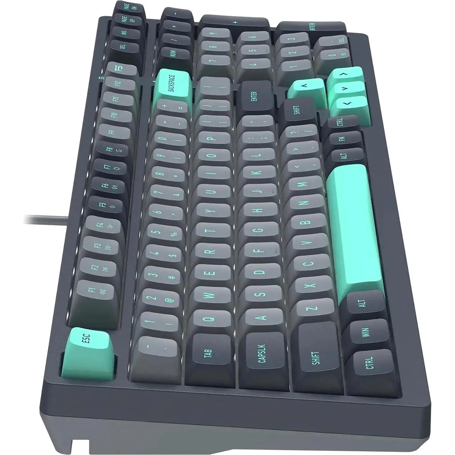 Клавиатура A4Tech Fstyler (FS300 PANDA ROCK)механич. чер/сер USB gamer LED - фото 7