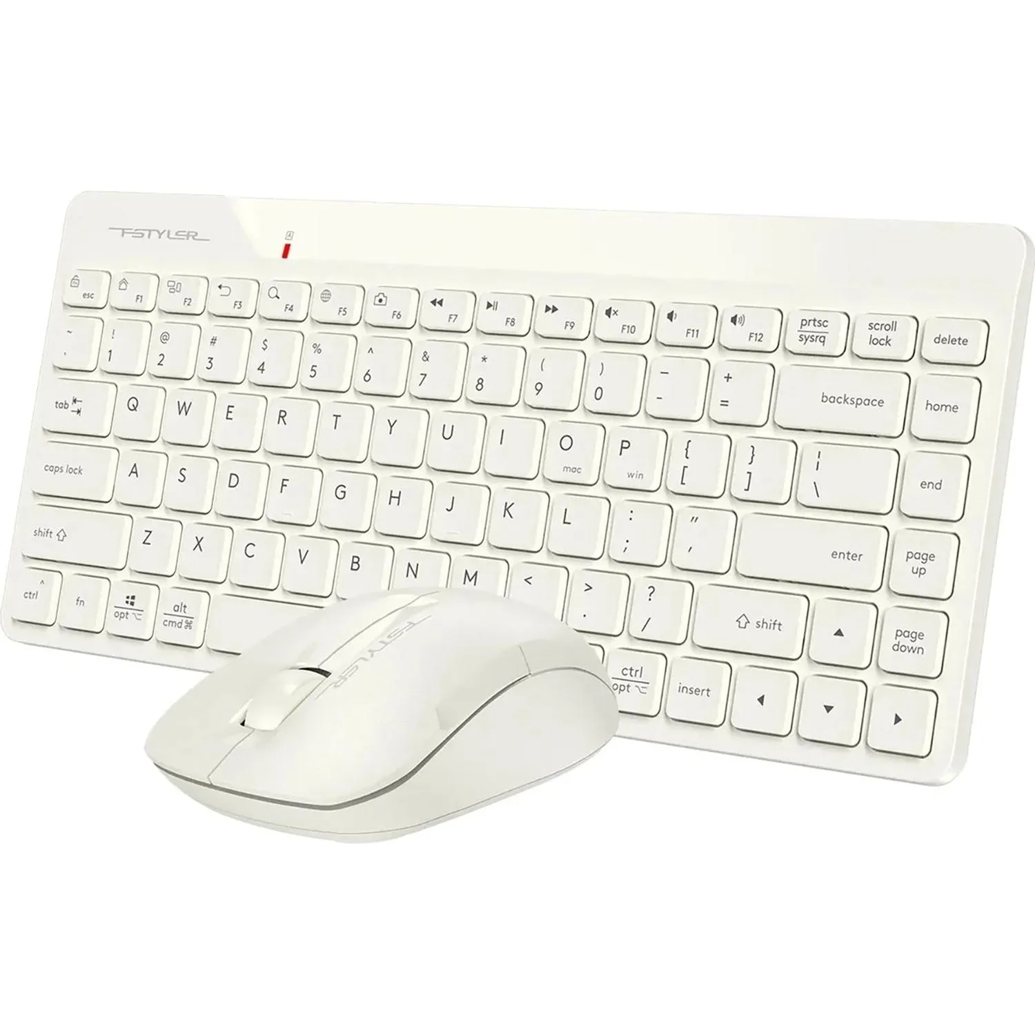 Набор клавиатура+мышь A4Tech Fstyler (FG2200 AIR2 BEIGE)беж. USB беспр.slim - фото 4