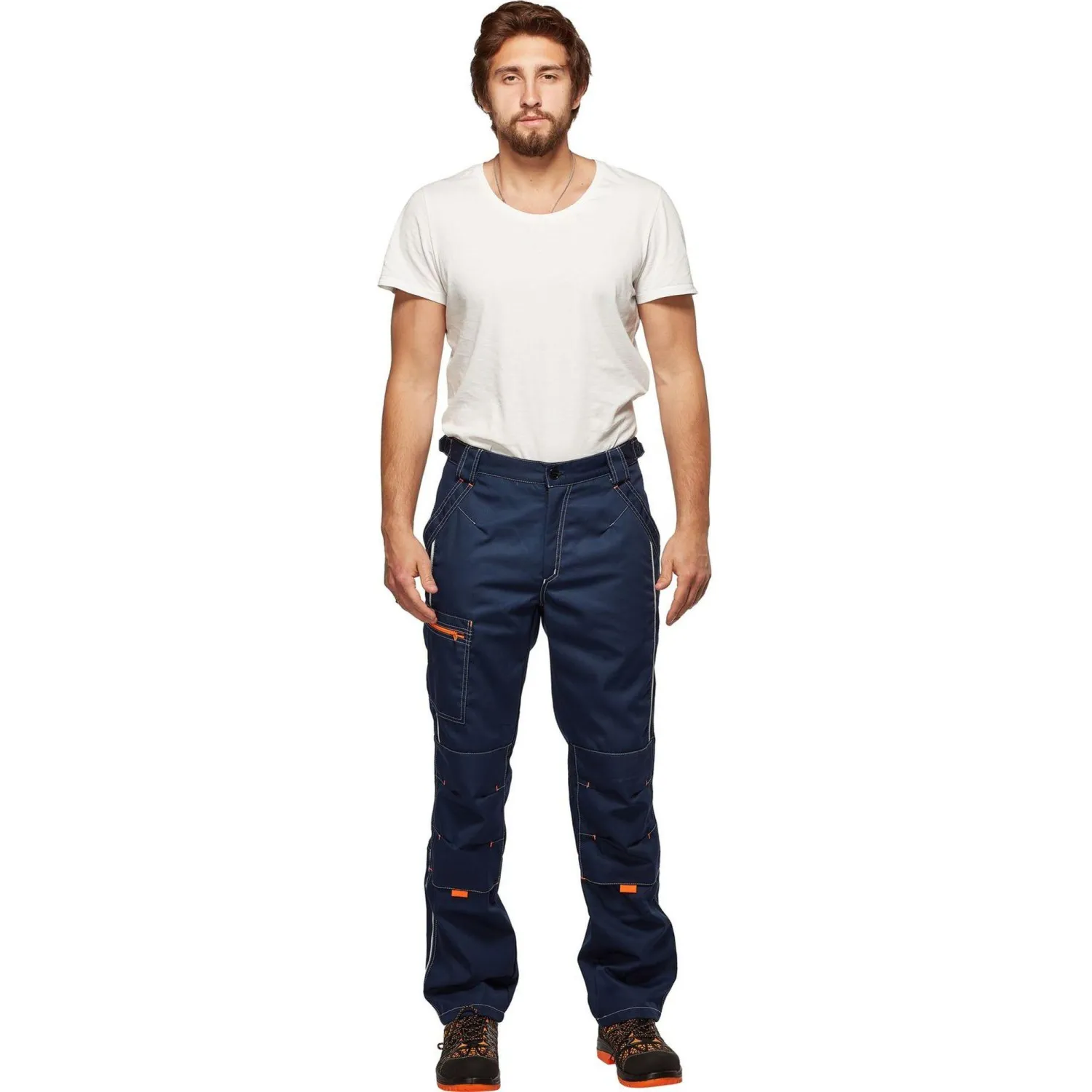 Брюки лет муж л34 т.син/вас 96-100/194-200 (мод.БРЮ208) - фото 1