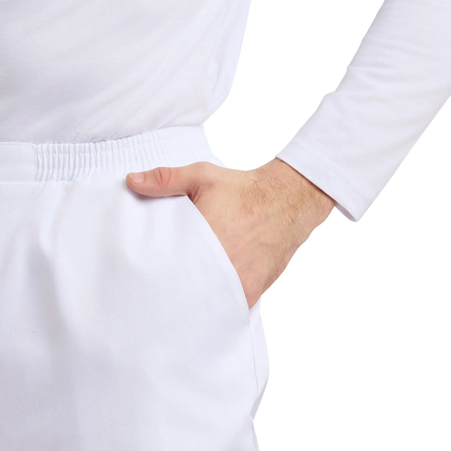 Брюки универсальные у17 ХАССП (бр) бел 104-108/158-164 - фото 11