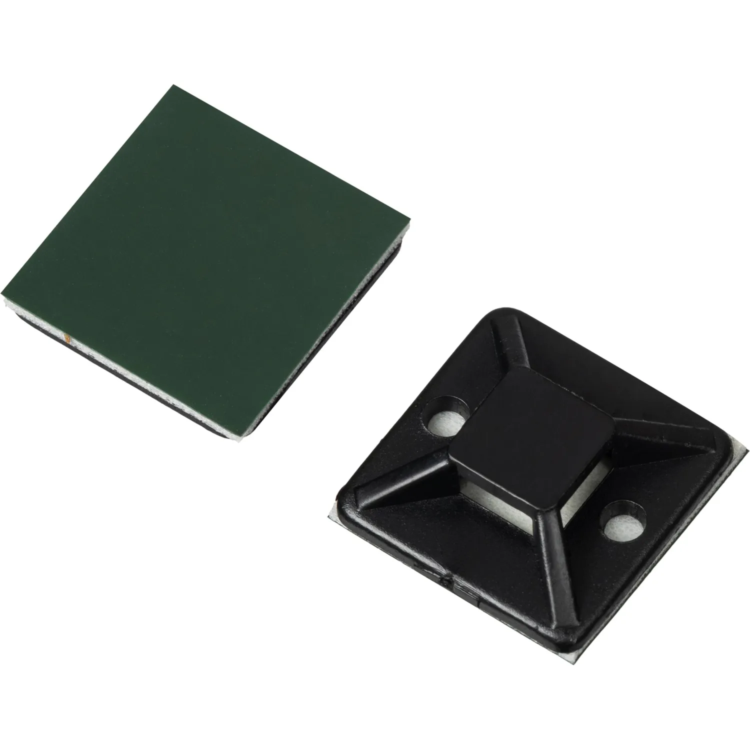 Площадка самоклеящаяся Bigtech BT-CTP-20-20-B,черный,20x20x6,4мм,20 шт/уп - фото 1