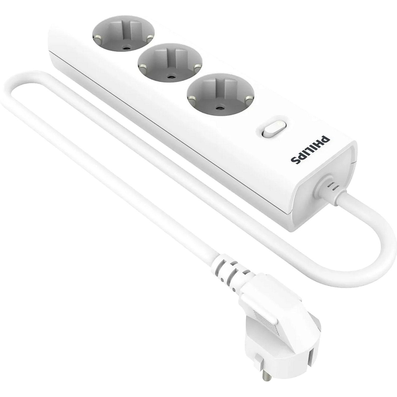 Сетевой фильтр Philips CHP2135WB/51 3р/3м, 10А, белый - фото 1