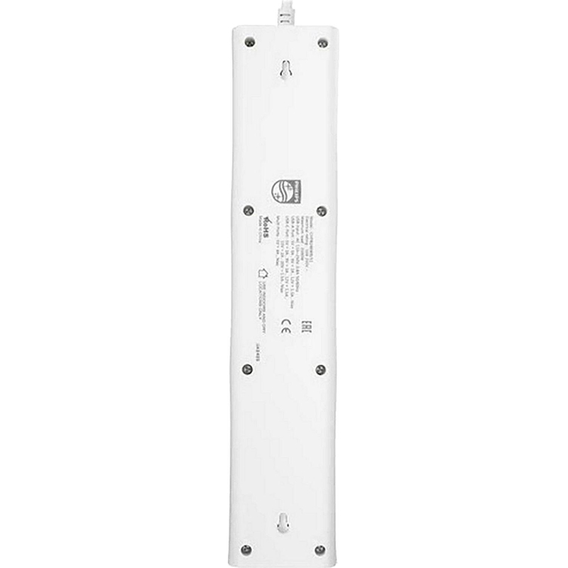 Сетевой фильтр Philips CHP4346WA/51 4р/2м с USB, 10А, белый - фото 3