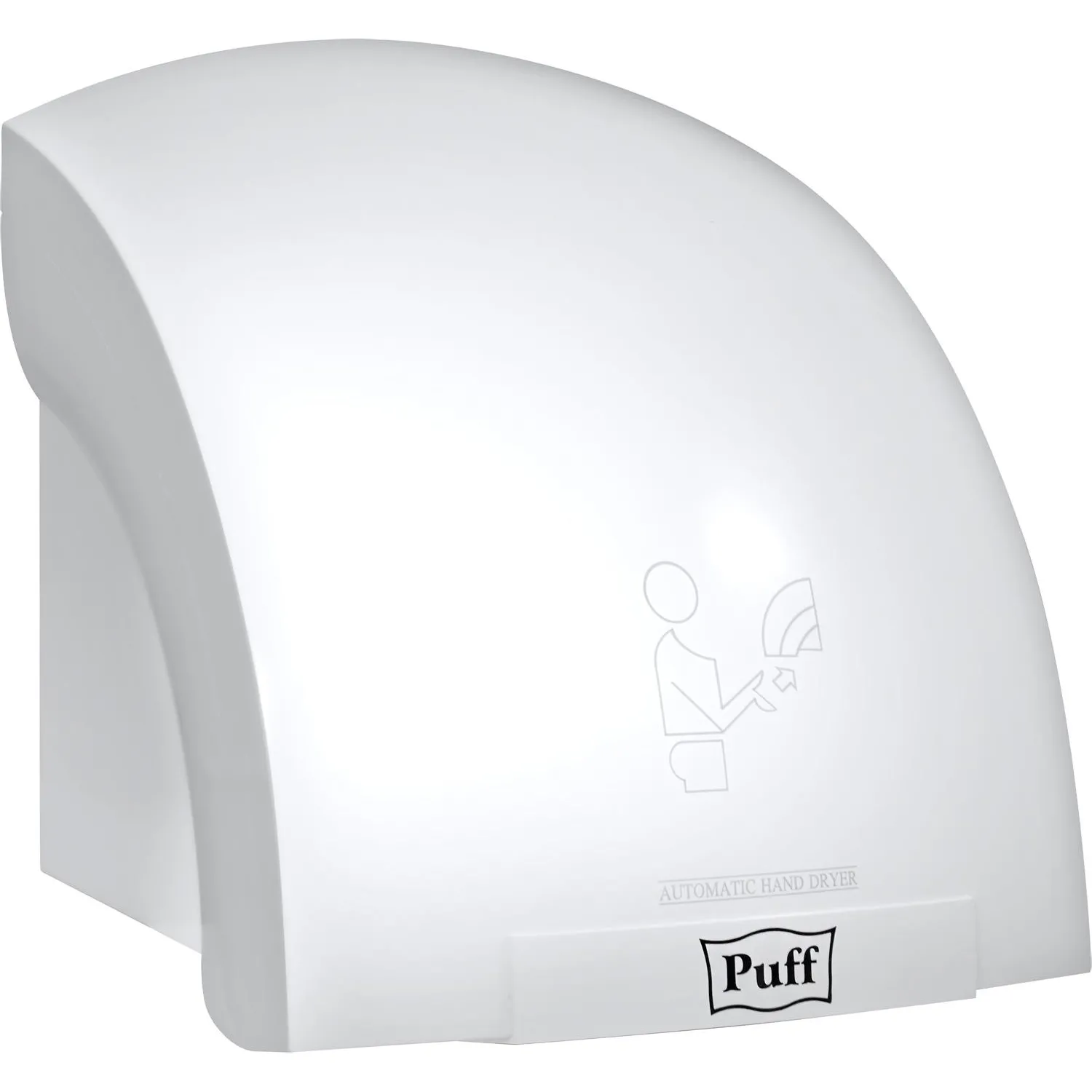 Сушилка для рук электрическая автомат Puff-8820 2 кВт пластик белая - фото 2