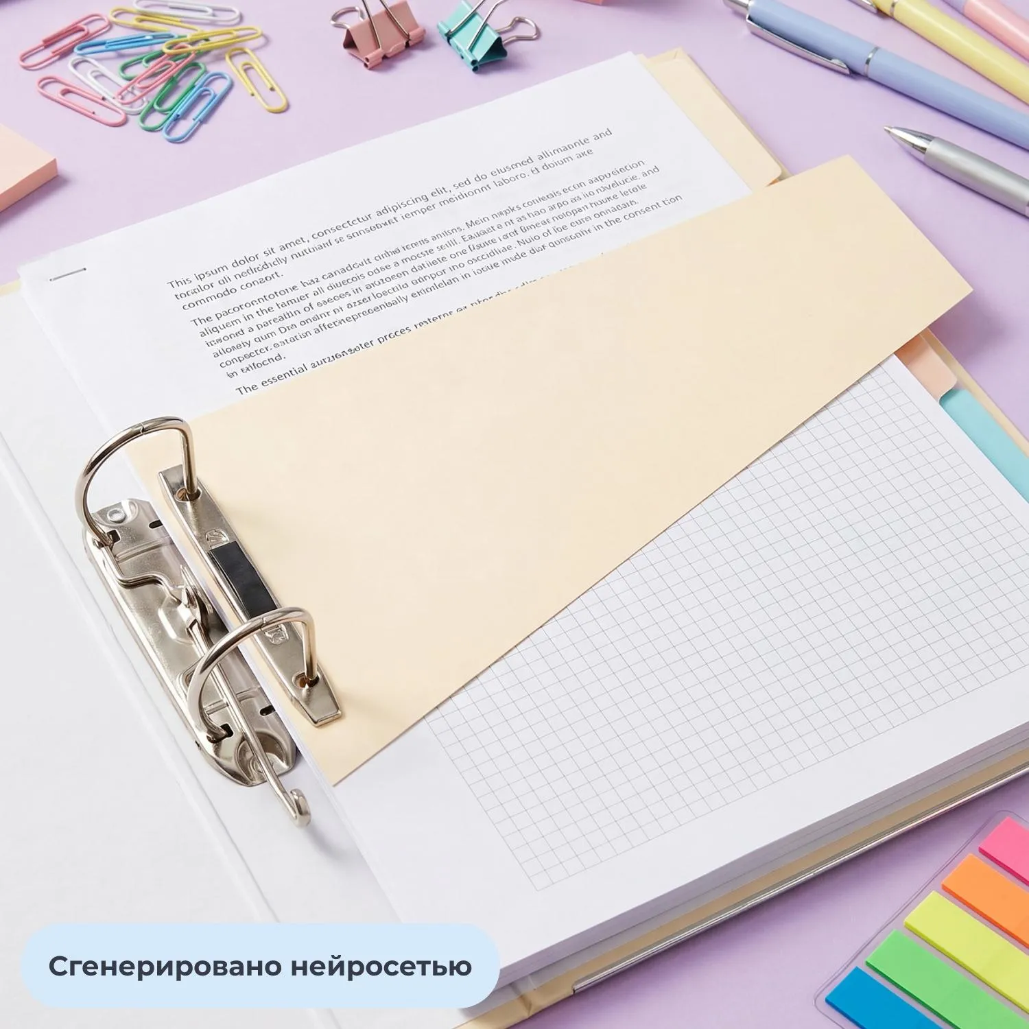 Разделитель листов Разделительные полоски Attache, оранж., 100 шт./уп. - фото 7