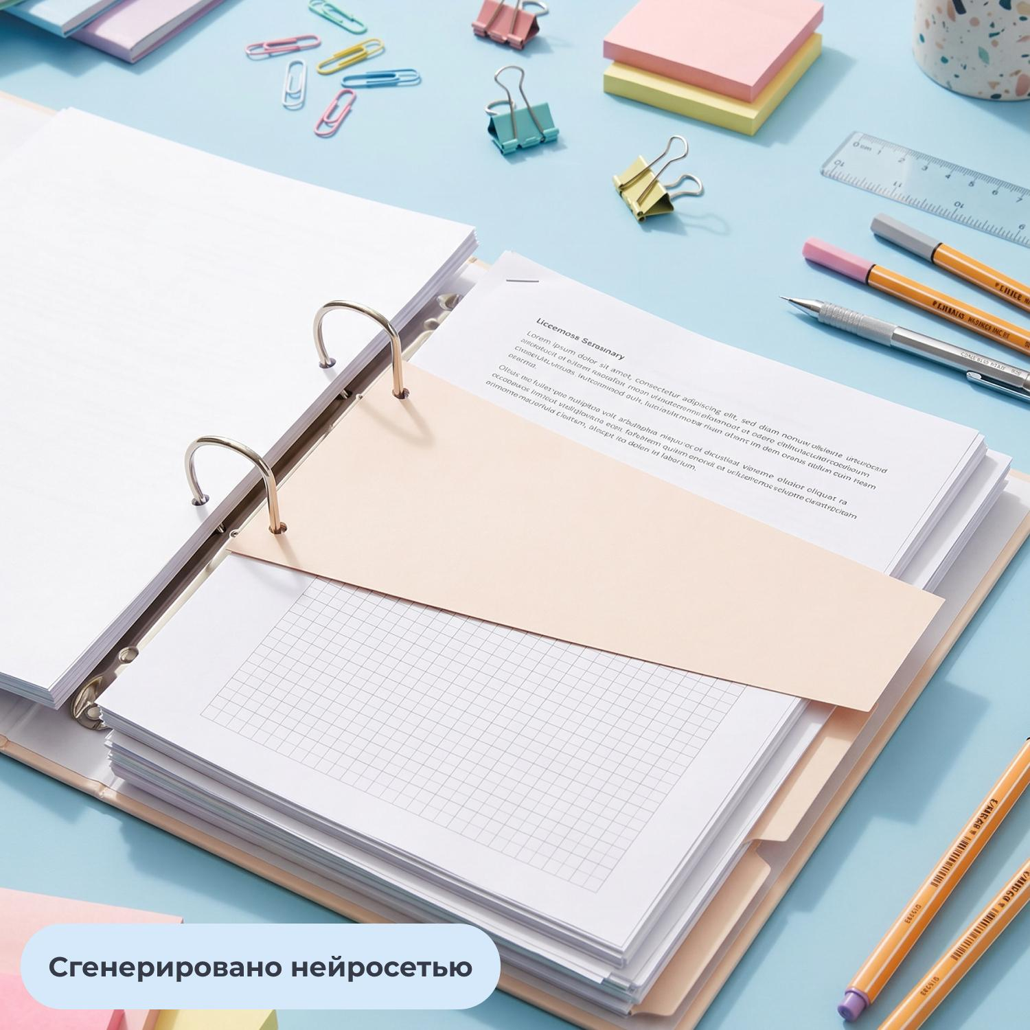 Разделитель листов Разделительные полоски Attache,розовые, 100 шт./уп. - фото 5