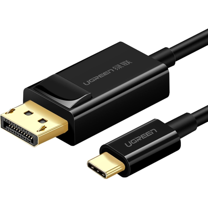 Кабель UGREEN MM139 (50994) USB Type C to DP Cable.1,5м черный - фото 1