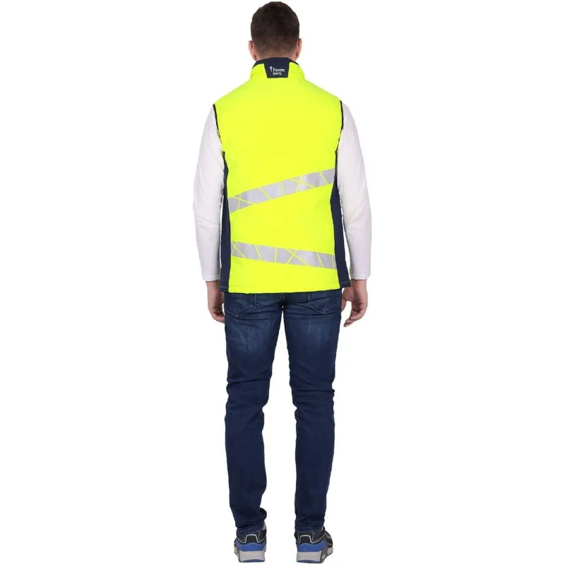 Жилет мужской утепленный ACTIVE (Жил005) жел/син (96-100, 182-188) - фото 5