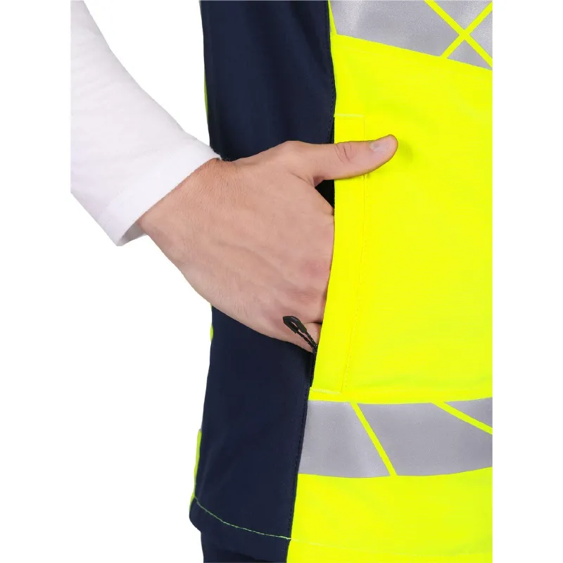 Жилет мужской утепленный ACTIVE (Жил005) жел/син (96-100, 182-188) - фото 6