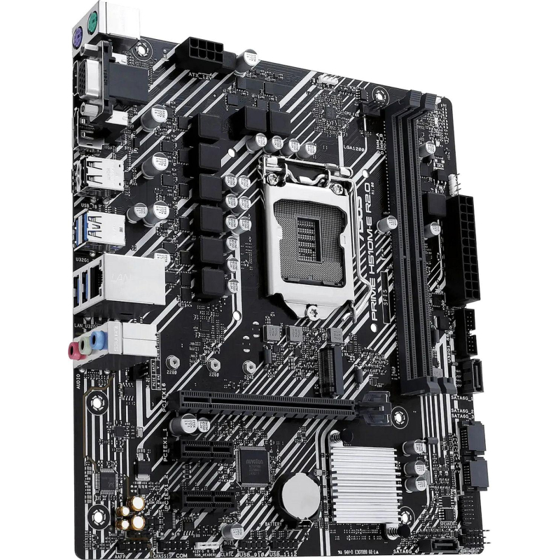 Материнская плата Asus PRIME H510M-E R2.0 s1200 H470 2xDDR4 mATX - фото 3