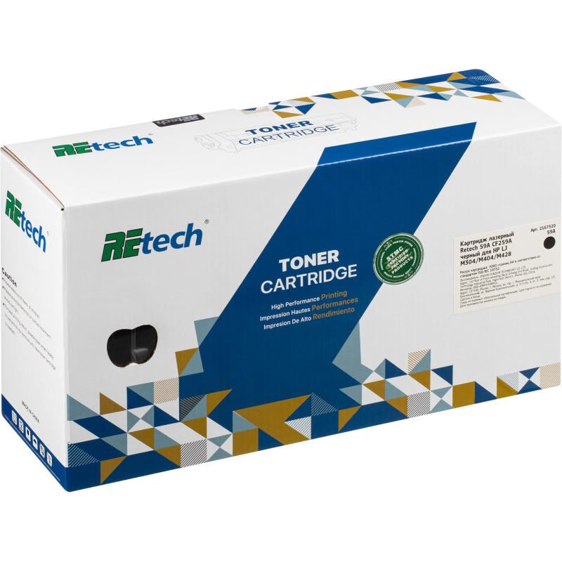 Картридж лазерный Retech 59A CF259A чер. для HP LJ M304/M404/M428 - фото 4